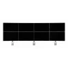 Monitorarm bewegingscomponent Vogel's MOMO C320 recht, 20 cm, wit, 20 kg draagvermogen