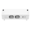 Fellowes 100137183 verlengsnoer 2 m 2 AC-stopcontacten binnen wit