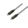 USB-C naar USB-C kabel EQUIP 3,0 m — USB 3.2 Gen 2x2, 20 Gbit/s, PD 240 W, 4K@60 Hz, zwart