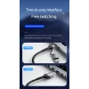 USB naar HDMI adapter EQUIP 133498 (USB-C en USB-A stekker naar HDMI, 1080p, aluminium behuizing, grijs)