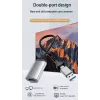 USB naar HDMI adapter EQUIP 133498 (USB-C en USB-A stekker naar HDMI, 1080p, aluminium behuizing, grijs)