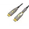 Equip HDMI 2.1 actieve optische kabel 15 m, afneembare type D + A, 48 Gbit/s, 8K/60Hz