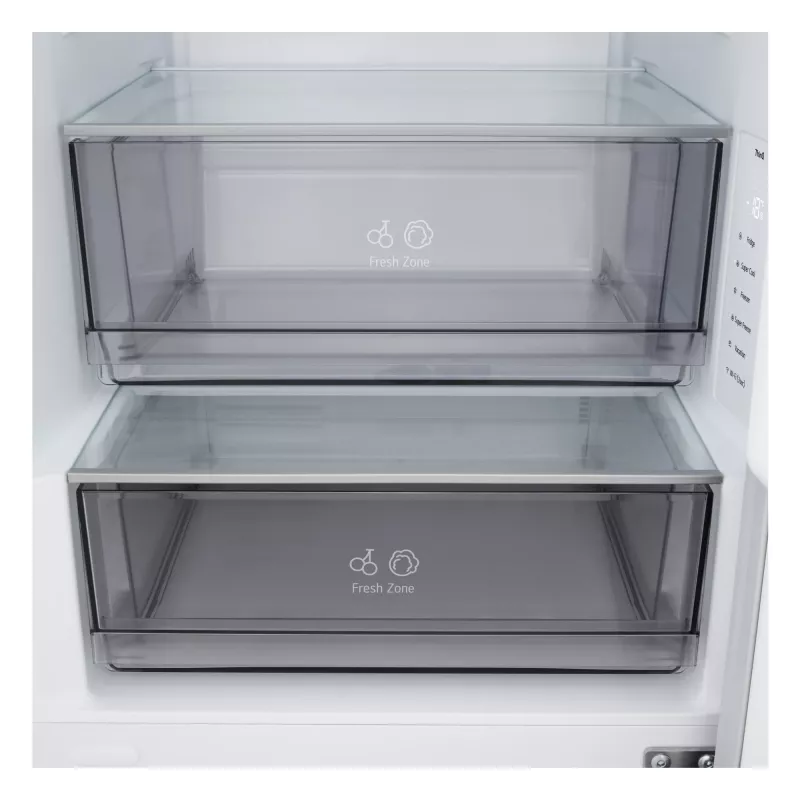 LG GBBSJ10EEP koel-vriescombinatie vrijstaand 333 L zwart