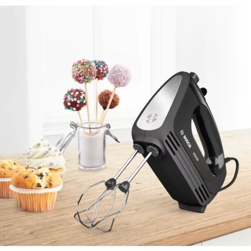 Bosch MFQ2420B mixer handmixer 400 W zwart, zilver