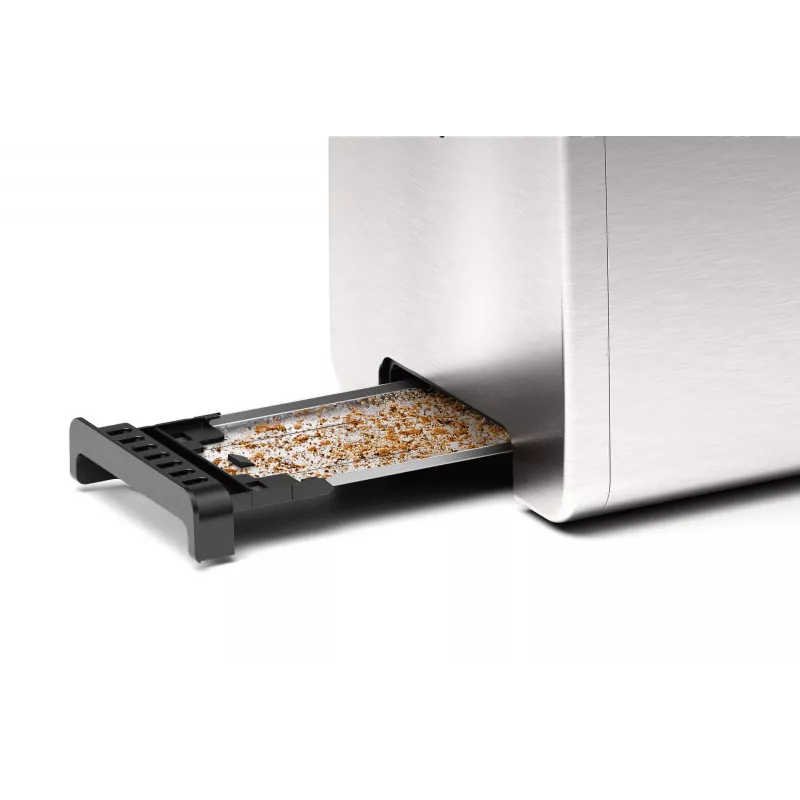 Bosch TAT4P420 toaster 2 sneetjes 970 W zwart, roestvrijstaal