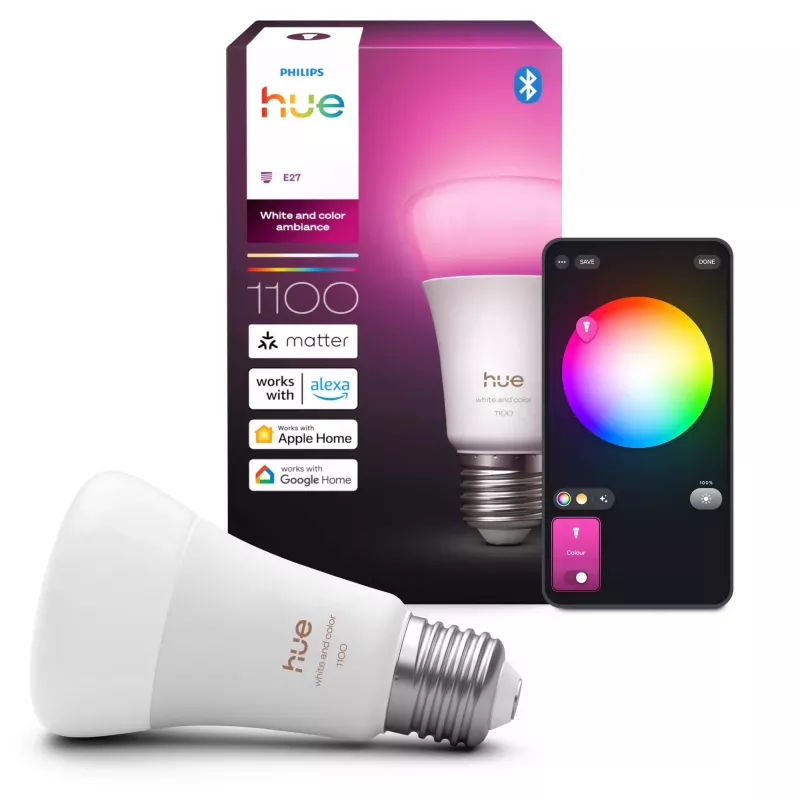 Philips Hue White and Colour Ambience A60 – E27 slimme lamp – 1100