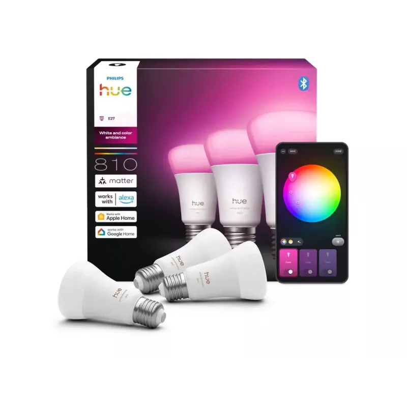 Philips Hue White and colour ambience A60 – E27 slimme lamp – 810
