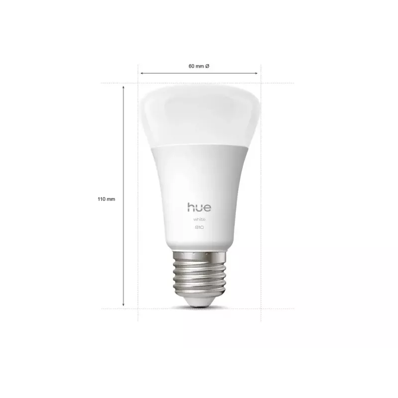 Philips Hue W 810 A60 2P EU | E27 | 7 W | warmwit tot daglichtwit licht | Bluetooth, Zigbee