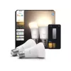 Philips Hue W 810 A60 2P EU | E27 | 7 W | warmwit tot daglichtwit licht | Bluetooth, Zigbee