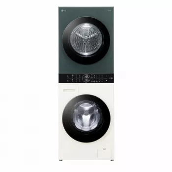 Was-droogcombinatie LG WT1210EGF vrijstaand frontlader, 22 kg, 1400 t/min, groen/wit