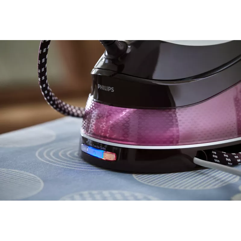 Philips GC7842/40 stoomstrijkijzer 2400 W 1,5 L SteamGlide Plus strijkzool paars, wit