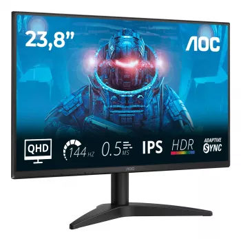 AOC B3 Q24B36X computermonitor 60,5 cm (23,8 inch) 2560 x 1440 pixels Quad HD LED zwart