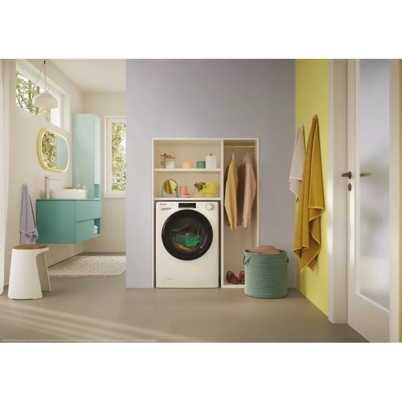 Candy Smart Pro CSOW44644TWMB6-S was-droogcombinatie vrijstaand frontlader wit