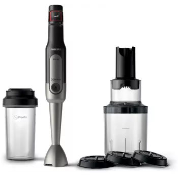 Staafmixer Philips Viva Collection HR2656/90 zwart geborsteld staal