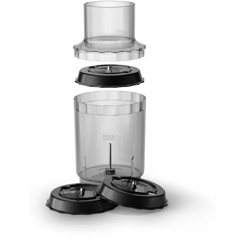 Staafmixer Philips Viva Collection HR2656/90 zwart geborsteld staal
