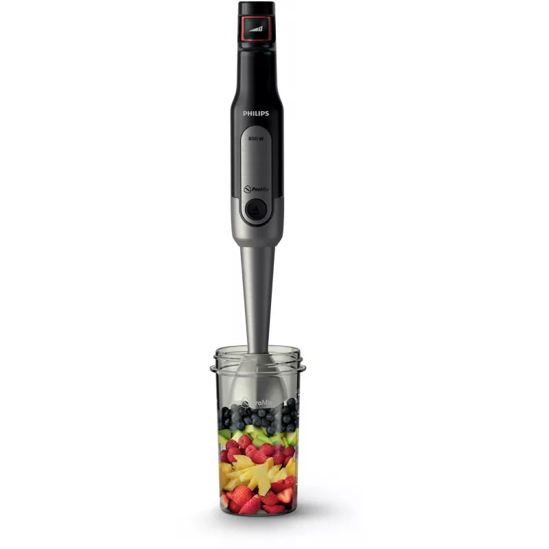 Staafmixer Philips Viva Collection HR2656/90 zwart geborsteld staal