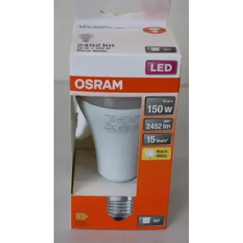LEDvance Parathom Classic LED E27 19W 827 (warmwit) niet dimbaar — beschadigde verpakking