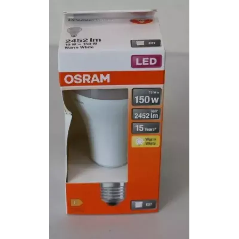 LEDvance Parathom Classic LED E27 19W 827 (warmwit) niet dimbaar — beschadigde verpakking