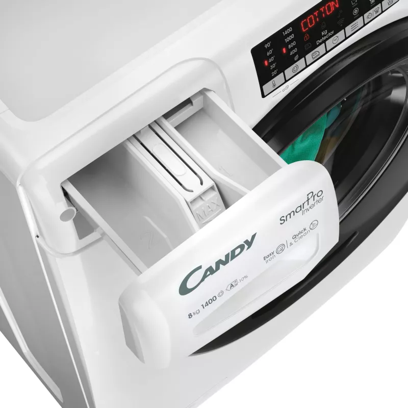 Candy Smart Pro Inverter CSO486TWMB6/1-S wasmachine frontlader 8 kg 1400 t/min wit