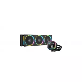 AIO vloeistof-CPU-koeler DeepCool LQ360 ULTRA ARGB — 360mm-radiator, ARGB-verlichting, compatibel met Intel/AMD