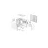 Pc-behuizing DeepCool CG330 3F wit — mid-tower ATX-chassis, wit