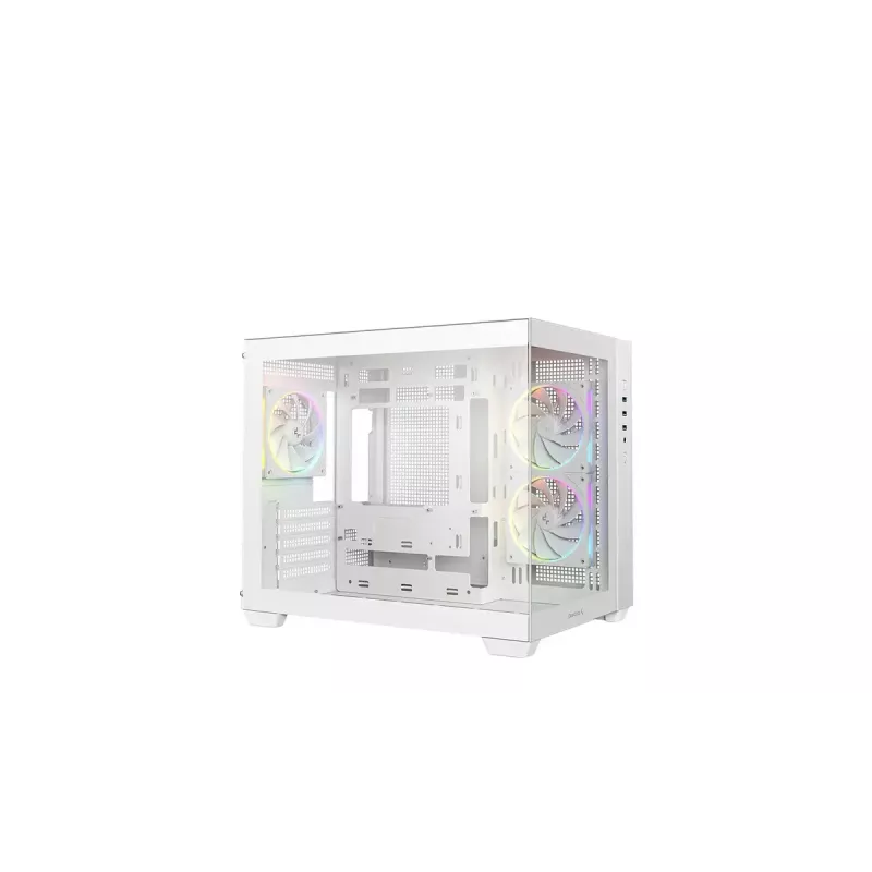 Pc-behuizing DeepCool CG330 3F wit — mid-tower ATX-chassis, wit