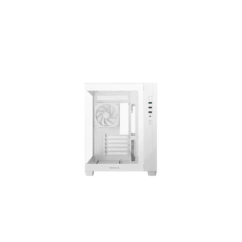 Pc-behuizing DeepCool CG330 3F wit — mid-tower ATX-chassis, wit