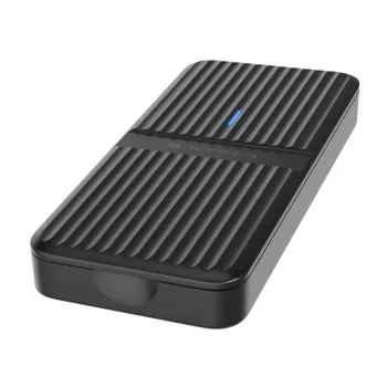 SSD-behuizing Hyper HD2500GL voor M.2 PCIe SSD (USB4 Gen4, USB-C) zwart