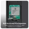SSD-behuizing Hyper HD2500GL voor M.2 PCIe SSD (USB4 Gen4, USB-C) zwart