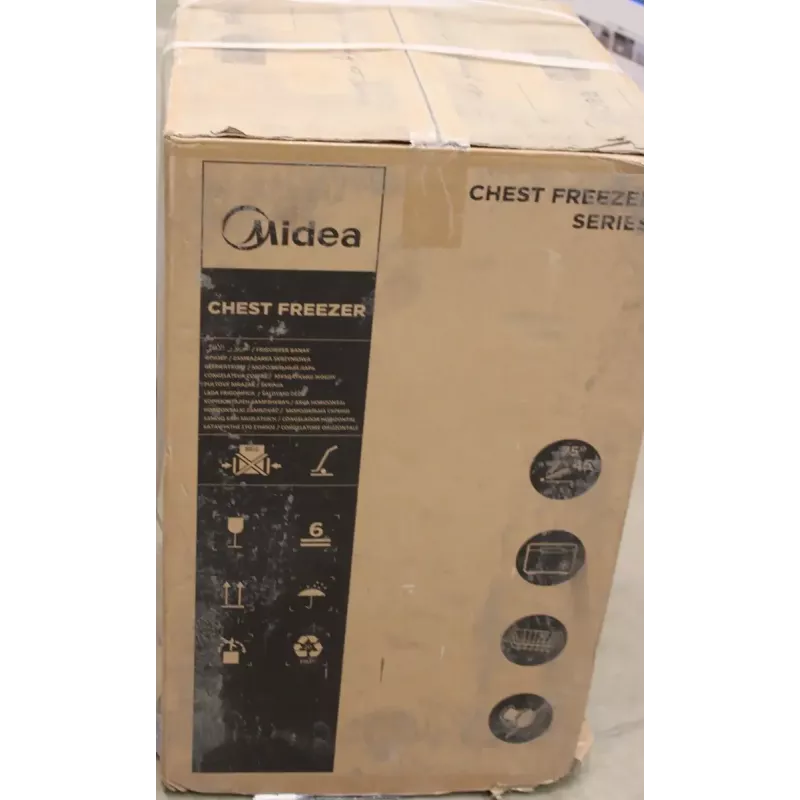 Vriezer Midea MDRC152FEE01 — 99 L netto, hoogte 85 cm, energie-efficiëntieklasse E, wit