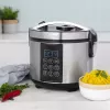 Multicooker Tristar RK-6132 — 1,5 L, 500 W, 7 automatische programma's, LCD, RVS/zwart