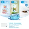 Vriezer Midea MDRC564FZE01 — vrijstaand, 418 l netto inhoud, wit