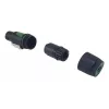 4-polige speakON kabelstekker EQUIP 4-polig bus, zwart, 22,5×22,5 mm, 30 g
