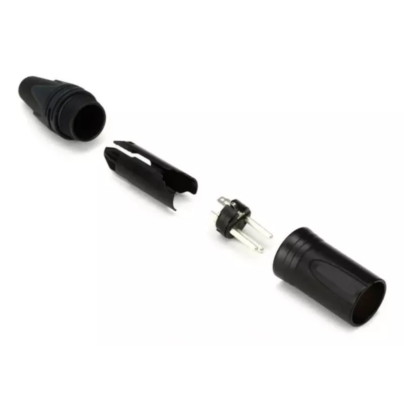 Equip 147930 kabelconnector 3-polig, male, zwart