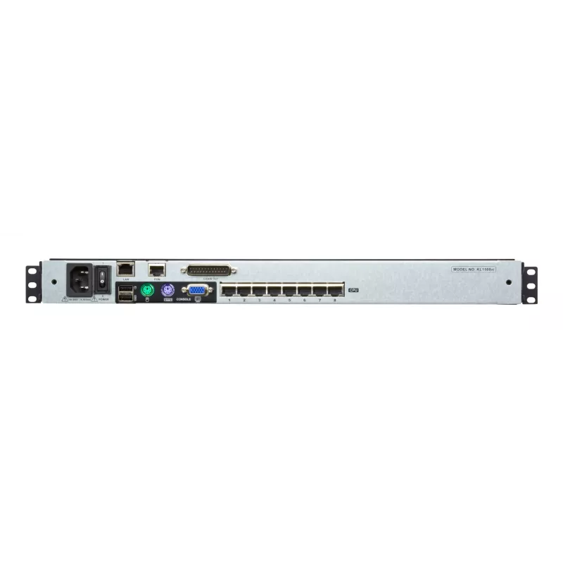 ATEN KL1508AIM rackconsole 43,2 cm (17 inch) 1280 x 1024 pixel metaal zwart 1U