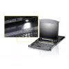 ATEN KL1508AM rackconsole 43,2 cm (17 inch) 1280 x 1024 pixel metaal zwart 1U