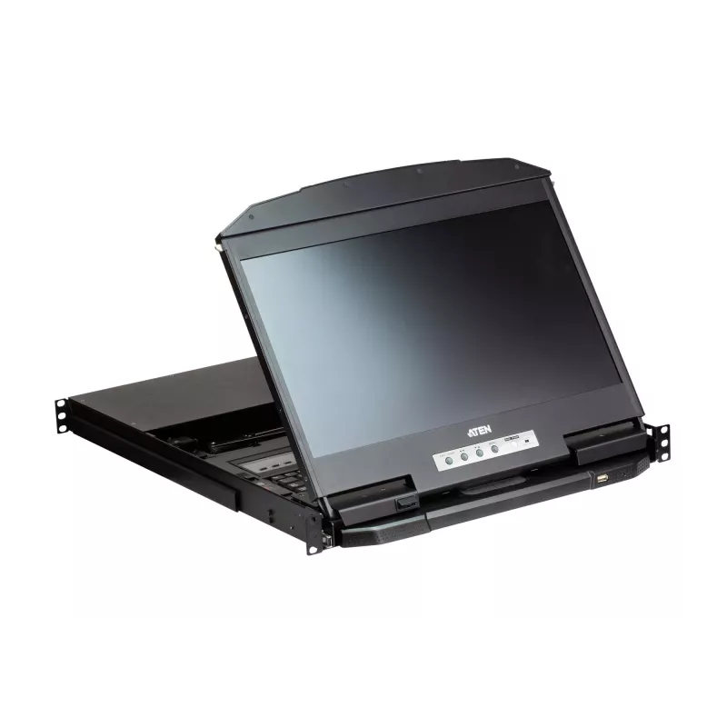 ATEN CL3884NW-ATA-EG rackconsole 47 cm (18.5 inch) zwart