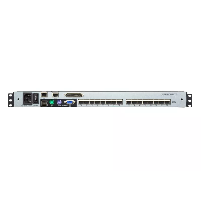ATEN KL1516AIM rackconsole 43,2 cm (17 inch) 1280 x 1024 pixel metaal zwart 1U