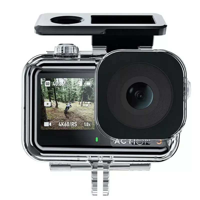 Telesin waterdichte behuizing voor DJI Action 3 – beschermende behuizing voor Action3 camera