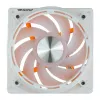 Behuizingsventilator Darkflash DE8 (wit) — enkele ventilator/behuizingskoeling