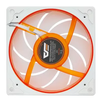 Behuizingsventilator Darkflash DE8 (wit) — enkele ventilator/behuizingskoeling