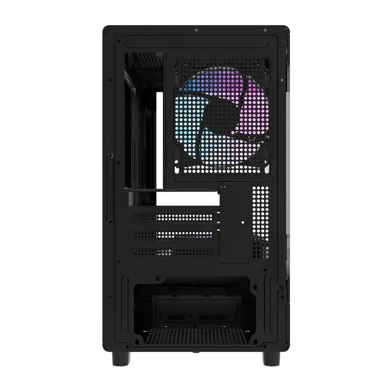 Computerbehuizing DarkFlash DB330M zwart v2 met drie voorgeïnstalleerde ventilatoren