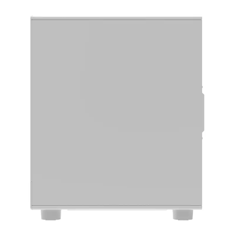 Darkflash computerbehuizing DB330M wit v2 met drie voorgeïnstalleerde ventilatoren, micro-ATX/mATX-ondersteuning