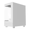 Darkflash computerbehuizing DB330M wit v2 met drie voorgeïnstalleerde ventilatoren, micro-ATX/mATX-ondersteuning