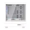 Darkflash computerbehuizing DB330M wit v2 met drie voorgeïnstalleerde ventilatoren, micro-ATX/mATX-ondersteuning