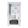 Darkflash computerbehuizing DB330M wit v2 met drie voorgeïnstalleerde ventilatoren, micro-ATX/mATX-ondersteuning