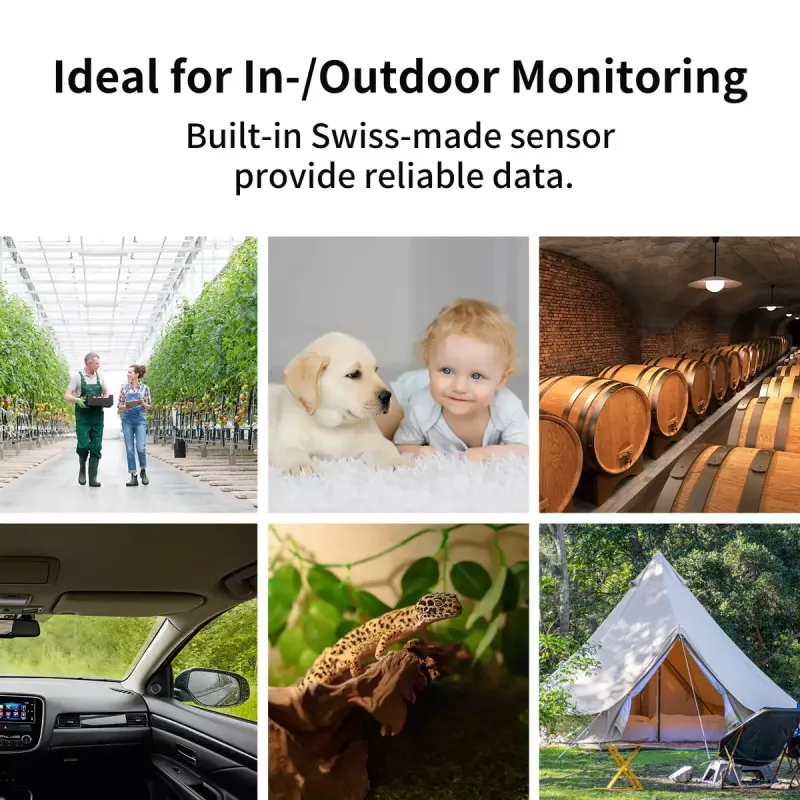 SwitchBot Hub Mini + 3x temperatuur- en vochtigheidssensorset