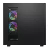 Computerkast DarkFlash DS950V met frontdisplay (zwart) en 6 voorgeïnstalleerde ventilatoren