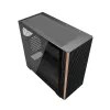ATX-computerkast Darkflash DS900WS — midi-tower, zonder ventilatoren, zwart