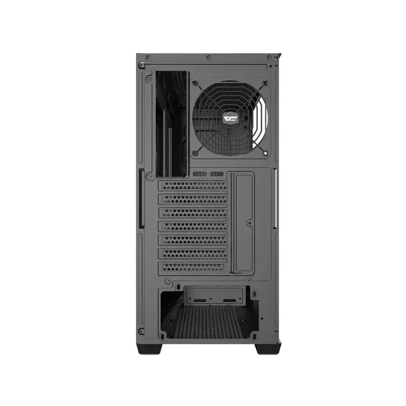 ATX-computerkast Darkflash DS900WS — midi-tower, zonder ventilatoren, zwart